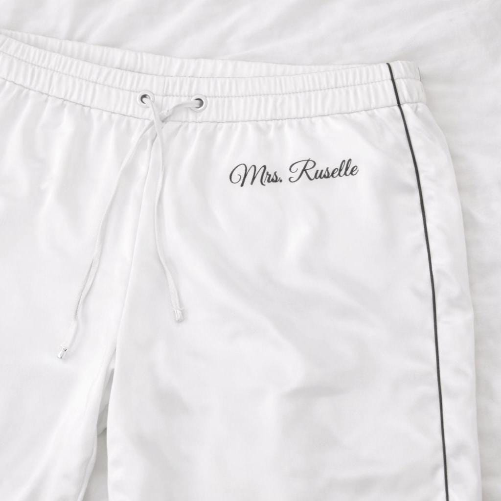 Monogrammed Bridesmaid Pajamas, Bachelorette Party PJs