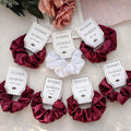 Bridesmaid Proposal Satin Scrunchie: 'Tie The Knot' Gift