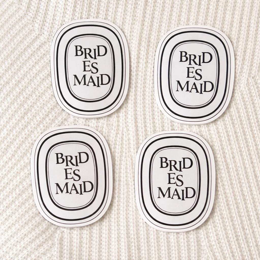 Bridesmaid Proposal Sticker •  Bridal Party Favor
