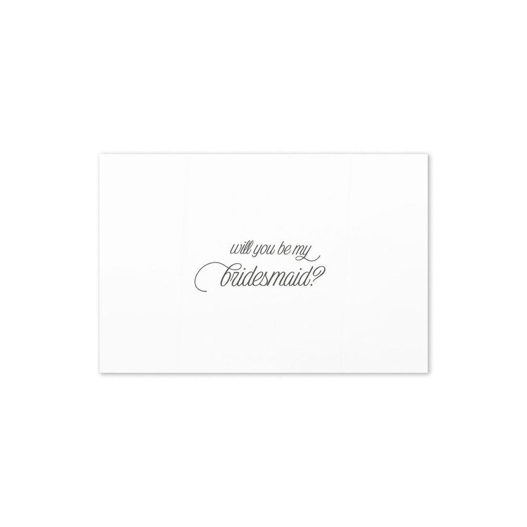 Bridesmaid Proposal Card | Minimalist Wedding Party Ask