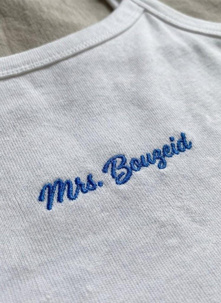 Embroidered Bride Lounge Set – Personalized “Mrs” Pajamas, Wedding Morning Outfit